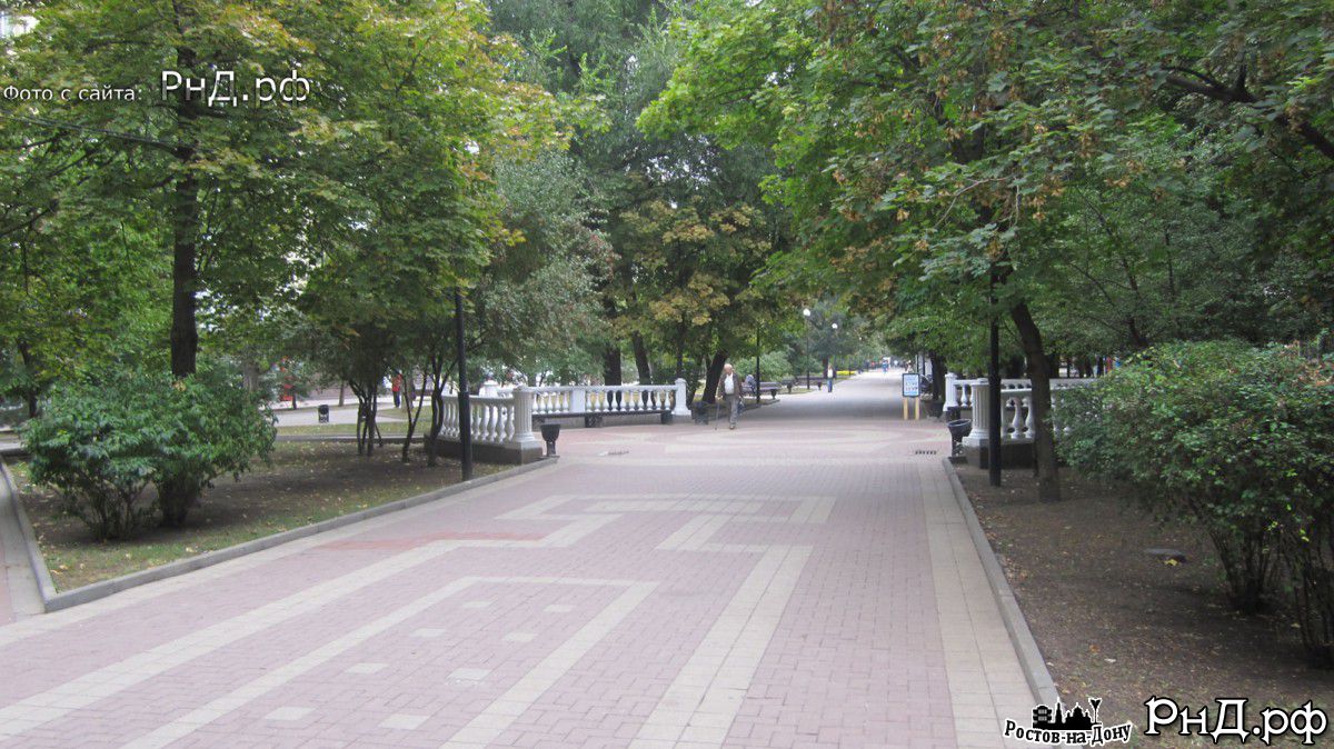 Аллеи и скверы на Пушкинской